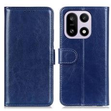  OnePlus 15 Fodral Crazy Horse L&auml;der Bl&aring; - Teknikhallen.se