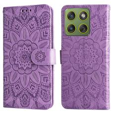  Motorola Edge 70 Fodral Mandala L&auml;der Lila - Teknikhallen.se