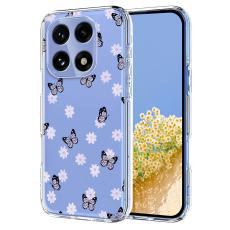  OnePlus 15 Skal TPU Med Tryck Fj&auml;rilar / Blommor - Teknikhallen.se