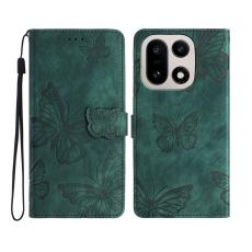  OnePlus 15 Fodral Med Fj&auml;ril Tryck Gr&ouml;n - Teknikhallen.se