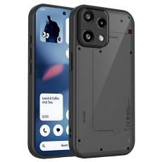  Nothing Phone 3a Lite Skal Hybrid Transparent / Svart - Teknikhallen.se