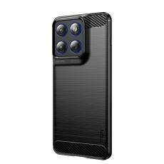 MOFI MOFI Motorola Edge 70 Skal Borstad St&aring;l Textur Svart - Teknikhallen.se
