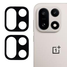  OnePlus 15 2-PACK Linsskydd H&auml;rdat Glas Svart - Teknikhallen.se