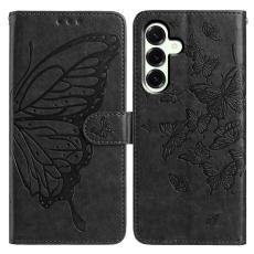  Samsung Galaxy A37 5G Fodral Med Fj&auml;ril Tryck Svart - Teknikhallen.se
