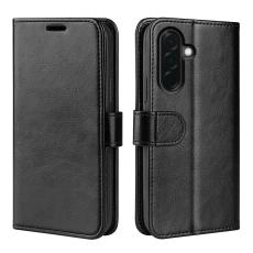  Samsung Galaxy A37 5G Fodral Crazy Horse L&auml;der Svart - Teknikhallen.se