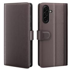  Samsung Galaxy A37 5G Fodral Premium &Auml;kta L&auml;der Brun - Teknikhallen.se