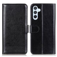  Samsung Galaxy A57 5G Fodral Crazy Horse L&auml;der Svart - Teknikhallen.se