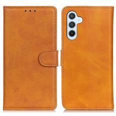  Samsung Galaxy A37 5G Pl&aring;nboksfodral L&auml;der Brun - Teknikhallen.se