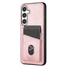AZNS AZNS Samsung Galaxy A37 5G Skal Med Kortfack L&auml;der Ros&eacute;guld - Teknikhallen.se