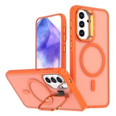  Samsung Galaxy A57 5G Skal MagSafe Kickstand Orange - Teknikhallen.se