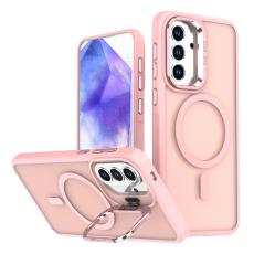  Samsung Galaxy A57 5G Skal MagSafe Kickstand Rosa - Teknikhallen.se