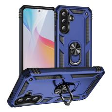  Samsung Galaxy A37 5G Skal Shockproof Hybrid Ring Bl&aring; - Teknikhallen.se