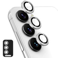 ENKAY ENKAY Galaxy A57 / A37 5G Linsskydd H&auml;rdat Glas Silver - Teknikhallen.se