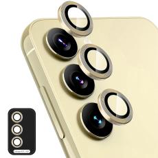 ENKAY ENKAY Galaxy A57 / A37 5G Linsskydd H&auml;rdat Glas Guld - Teknikhallen.se