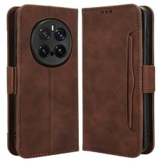 Honor Magic7 Pro Fodral Med Avtagbart Kortfodral Brun - Teknikhallen.se