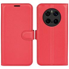  Honor Magic7 Pro Fodral Litchi L&auml;der R&ouml;d - Teknikhallen.se