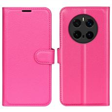  Honor Magic7 Pro Fodral Litchi L&auml;der Rosa - Teknikhallen.se