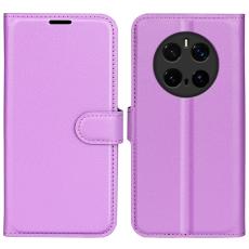  Honor Magic7 Pro Fodral Litchi L&auml;der Lila - Teknikhallen.se