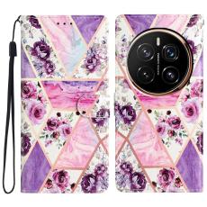  Honor Magic7 Pro Fodral Med Tryck Lila Marmor - Teknikhallen.se