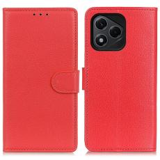  Honor 400 Lite Fodral Litchi L&auml;der R&ouml;d - Teknikhallen.se