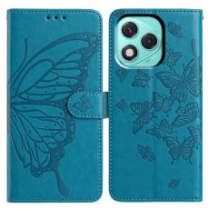  Honor 400 Lite Fodral Fj&auml;ril Tryck Bl&aring; - Teknikhallen.se