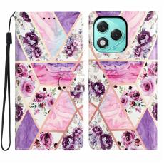  Honor 400 Lite Fodral Med Tryck Lila Marmor - Teknikhallen.se