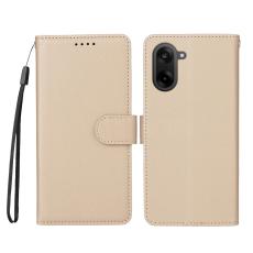  OnePlus Nord CE5 Pl&aring;nboksfodral L&auml;der Beige - Teknikhallen.se