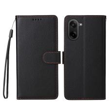  OnePlus Nord CE5 Pl&aring;nboksfodral L&auml;der Svart - Teknikhallen.se