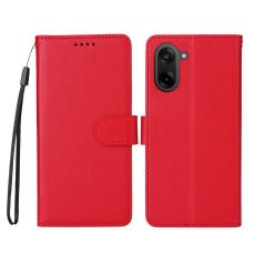  OnePlus Nord CE5 Pl&aring;nboksfodral L&auml;der R&ouml;d - Teknikhallen.se