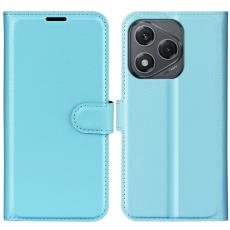  Honor 400 Smart Fodral Litchi L&auml;der Bl&aring; - Teknikhallen.se