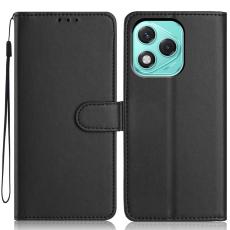  Honor 400 Lite Pl&aring;nboksfodral L&auml;der Svart - Teknikhallen.se