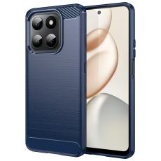  Honor 400 Smart Skal Borstad St&aring;l Textur Bl&aring; - Teknikhallen.se
