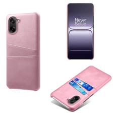  OnePlus Nord CE5 L&auml;derbelagt Skal Med Kortfack Ros&eacute;guld - Teknikhallen.se