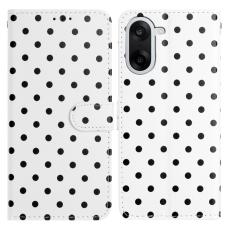  OnePlus Nord CE5 Fodral Polka Dot Vit / Svart - Teknikhallen.se
