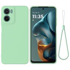  Motorola Moto G06 Power Skal Liquid Silikon Gr&ouml;n - Teknikhallen.se