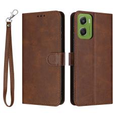  Motorola Moto G06 / G06 Power Fodral L&auml;der Brun - Teknikhallen.se