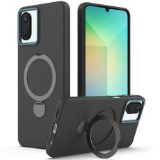  Samsung Galaxy A07 Skal MagSafe Kickstand Hybrid Svart - Teknikhallen.se