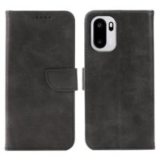  OnePlus 15R Pl&aring;nboksfodral L&auml;der Svart - Teknikhallen.se