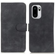 KHAZNEH KHAZNEH OnePlus 15R Fodral Retro L&auml;der Svart - Teknikhallen.se