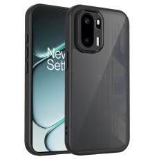  OnePlus 15R Skal Hybrid Transparent / Svart - Teknikhallen.se