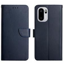  OnePlus 15R Fodral &Auml;kta L&auml;der Bl&aring; - Teknikhallen.se