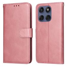 Motorola Edge 60 / 60 Pro / 60 Fusion Fodral L&auml;der Ros&eacute;guld - Teknikhallen.se