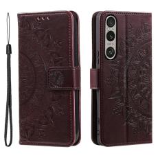  Sony Xperia 1 VII Fodral Mandala L&auml;der Brun - Teknikhallen.se