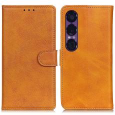  Sony Xperia 1 VII Fodral L&auml;der Brun - Teknikhallen.se