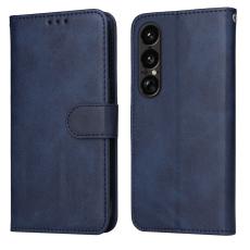  Sony Xperia 1 VII Fodral L&auml;der Bl&aring; - Teknikhallen.se