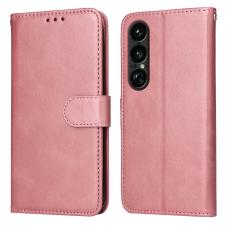  Sony Xperia 1 VII Fodral L&auml;der Ros&eacute;guld - Teknikhallen.se