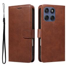  Motorola Edge 60 / 60 Pro / 60 Fusion Fodral L&auml;der Brun - Teknikhallen.se