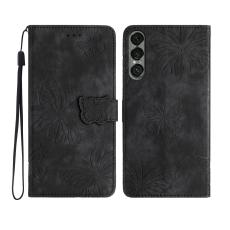  Sony Xperia 1 VII Fodral Fj&auml;ril Tryck Svart - Teknikhallen.se