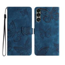  Sony Xperia 1 VII Fodral Fj&auml;ril Tryck Bl&aring; - Teknikhallen.se