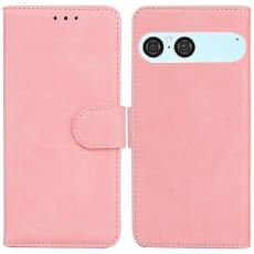  Sony Xperia 10 VII Fodral L&auml;der Rosa - Teknikhallen.se